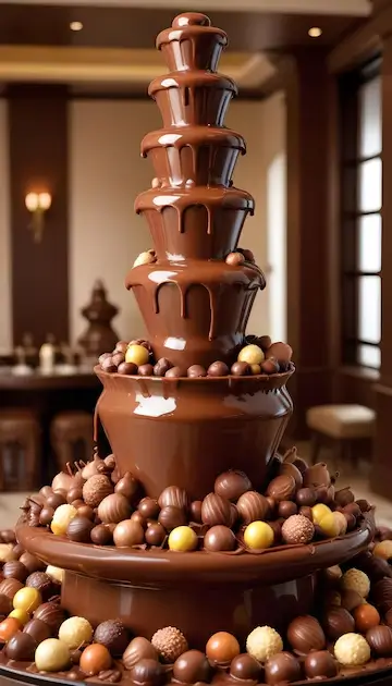 Live Chocolate Fountain