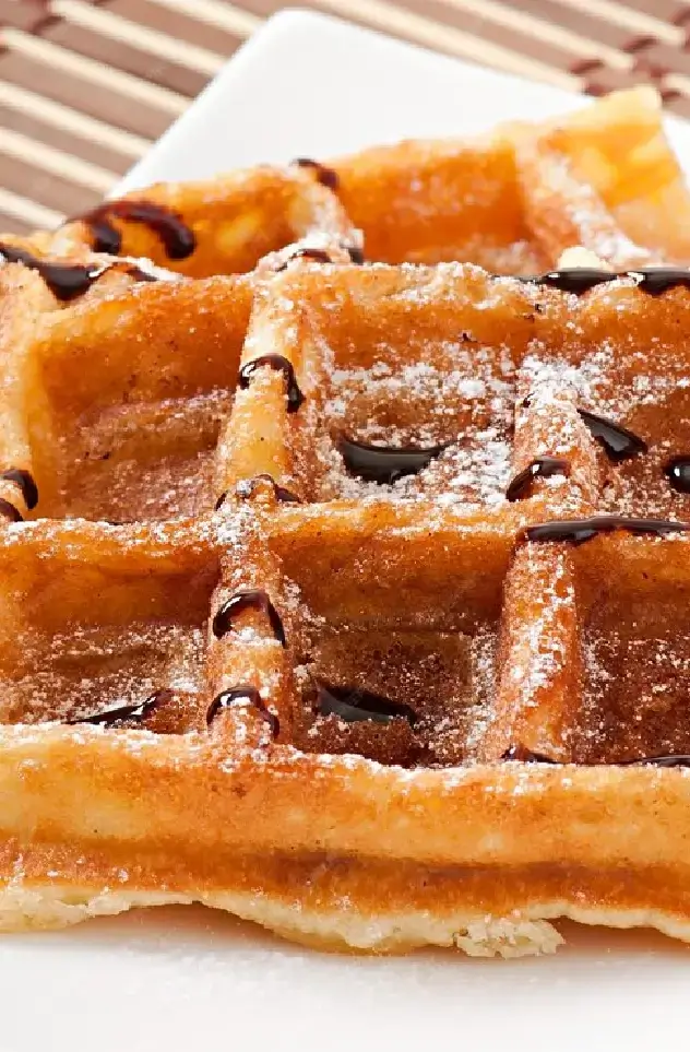 Cinnamon Roll Waffles