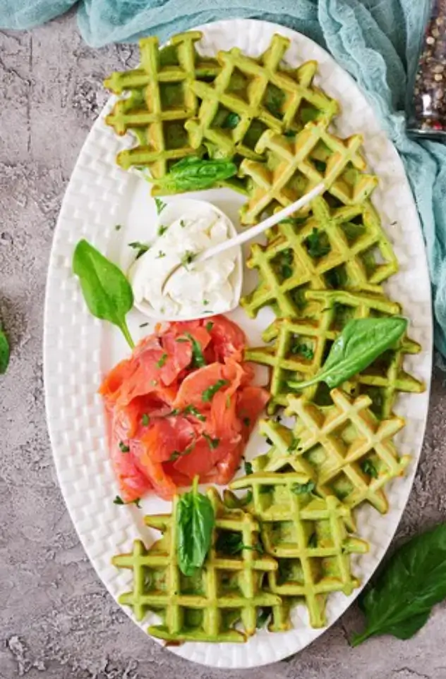 Savory Cheddar and Chive Waffles