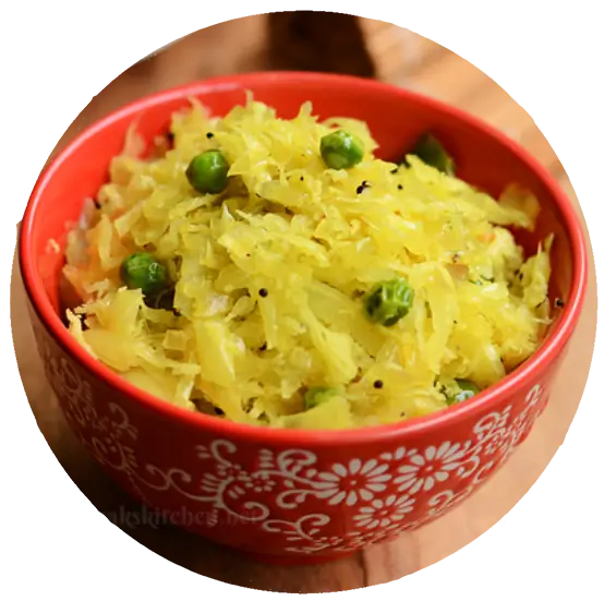 cabbage-peas-poriyal