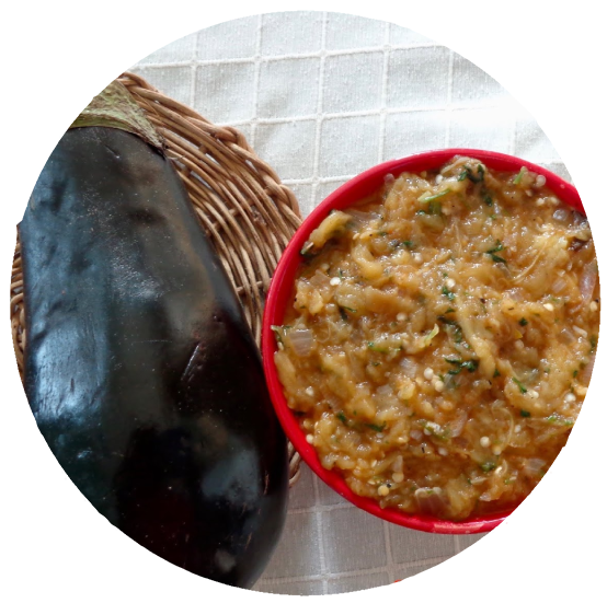 eggplant-thogayal