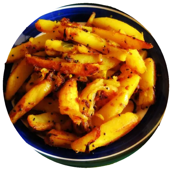 kerala-potato-poriyal